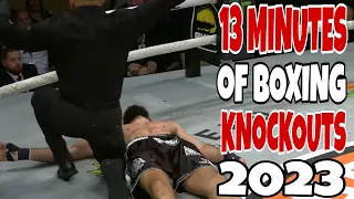 13 MINUTES OF BRUTAL BOXING KNOCKOUTS 2023