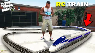 GTA 5 : Franklin Trying To Make RC Mini Bullet Train In GTA 5 ! (GTA 5 Mods)