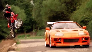 Muscle-Cars vs. Motorräder | The Fast and the Furious | German Deutsch Clip