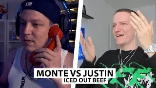 Justin reagiert auf Monte vs. Justin Beef (Iced Out 💎) | Reaktion