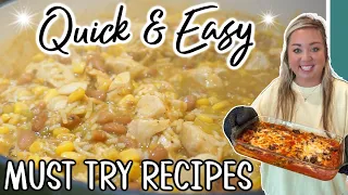 QUICK AND EASY MUST TRY RECIPES | EASY COOKING AND DINNER IDEAS YOUR FAMILY IS GOING TO LOVE