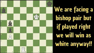 Sometimes a bishop pair is overrated
