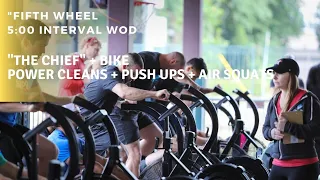 "Fifth Wheel" Interval WOD | "The Chief" Hero WOD + Bike