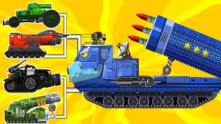 1 Vs 9: ⚔️ M270 MLRS Missile Launch⚔️ Compilación de tanques #14