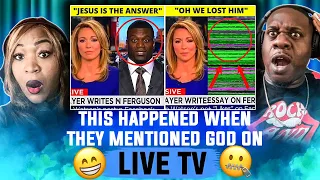 Eye-Opening!!!  Watch What Happens When They Mention God On Live T.V. (Reaction)