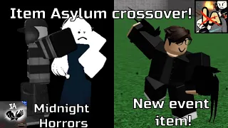 Item Asylum crossover event with Midnight Horrors!