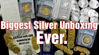 Unboxing Silver From Bullion Exchanges!