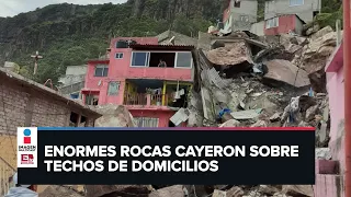 ÚLTIMA HORA: Desgajamiento en el Cerro del Chiquihuite sepulta casas en Tlalnepantla