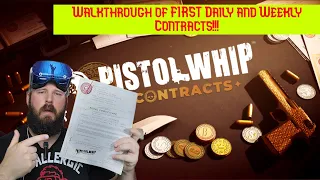 Pistol Whip Contracts Walkthrough DAILY WEEKLY Challenges