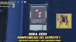 Rompecabezas del depósito 1 Misión Hora Cero | Destiny 2 | Temporada 23