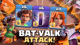 TH16 Easy RR + Valk + Bat 3 Stars Attack Strategy 2024 - Best TH16 War Strategy - Clash Of Clans