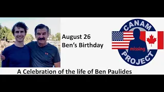 Missing 411- David Paulides Presents A Celebration of Life to his son, Ben Paulides