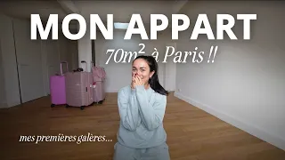 J'EMMÉNAGE DANS MON APPART À PARIS // empty apartment tour | Alaïa déménage ep.1