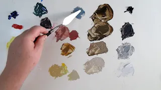 Basic Oil Painting, Controlling Color Intensity Using A Limited Palette