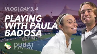 Training with Badosa in Dubai WTA | 1000 | Vlog 2