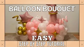 🎈🎉Birthday Balloon Bouquet Tutorial🎂😋