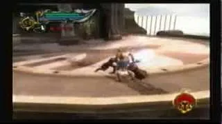 God of War II - Theseus fight - GK:Titan Mode-no upgrade, no magic just a well timed MotK jump