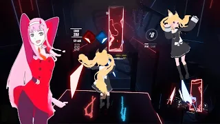 [Beat Saber]Zero Two Dance Meme | Phao - 2 Phut Hon (KAIZ Remix) | Full Combo 94.5% Rank SS