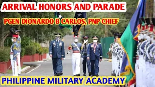 ARRIVAL HONORS AND PARADE | PGEN CARLOS AT PMA, BAGUIO CITY