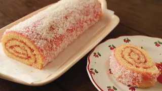 Bakery Style Swiss Roll Cake Recipe By Chef Hafsa | Jam Cake Hafsas Kitchen