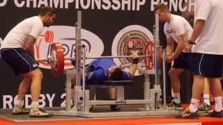 Vladislav Gerasimov (RUS) 1.att.: 185 kg 2014 IPF World Benchpress Championships