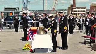 HMS Hood 'For Years Unseen' - How HMS Hood’s bell came home