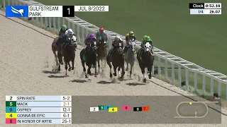 Gulfstream Park July 8, 2022 Race 1