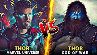 Thor Vs Thor - Who will win ? /  MCU Vs God of War