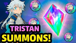 SUMMONS NO FILHO DO MELIODAS! TRISTAN LIONES SUMMONS! - The Seven Deadly Sins Grand Cross