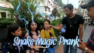 Snake from Cap Magic ft. Ajay Agarwal, Sikkim Journalist.