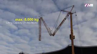 [Timelapse] Preparation of Liebherr MK 140 mobile construction crane
