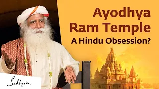 Is Ayodhya Ram Temple Needed Sadhguru Answers #savesoil #sadhguru #spiritual #ramtemple #jaishreeram