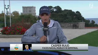Casper Ruud | 2021 Rolex Monte-Carlo Masters Quarterfinal Win Interview