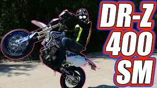 This is FUN! DRZ400SM vs FZ-07 (MT-07)