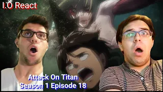 Attack On Titan 1x18 "Forest Of Giant Trees" REACTION!