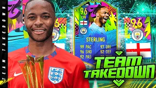 96 Summer Stars Raheem Sterling Team Takedown!!!