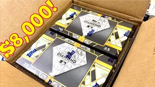 $8,000 BOX OF CARDS?!  2023 DIAMOND ICONS CASE BREAK!