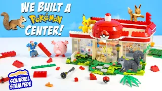 Forest Pokemon Center MEGA Bloks set Build Review & 151 Cards too!