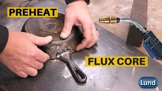 Cast Iron Welding Repair using Flux Core Wire