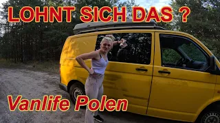 DIe WAHRHEIT über Vanlife in Polen. Camping im VW T5