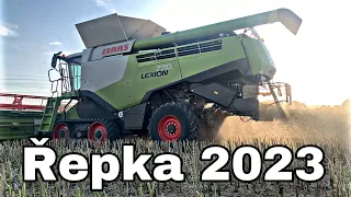 Žně 2023 řepka - Opavice a.s. 4K