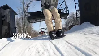Snowfeet Full Run!! (Mini Skis)(4K 60)