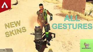 New Epic Skin for Fuse (Green Machine), All Gestures. [Apex Legends - VOD - Feb.24]