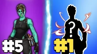 10 SKINS in FORTNITE die nur PROS benutzen - 10 TRYHARD SKINS in SEASON 8