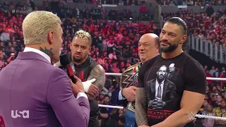 Roman Reigns & Cody Rhodes Promo Segment After Wrestlemania April 3,2023