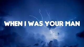 Bruno Mars - When I Was Your Man (Mix Lyric Video) | John Legend, Sam Smith,...