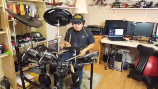 Drum cover Building Bridges by Brooks and Dunn