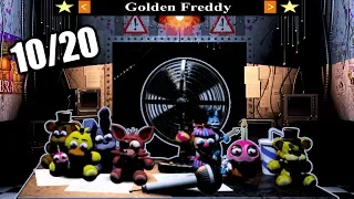 FNaF 2 | 10/20 (Golden Freddy) Mode Completed | No Commentary - GG Games