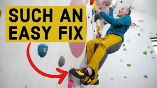 Is this the most common technical error in climbing?