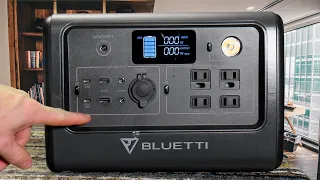 Bluetti EB70S 800W review, test, and overloading it.